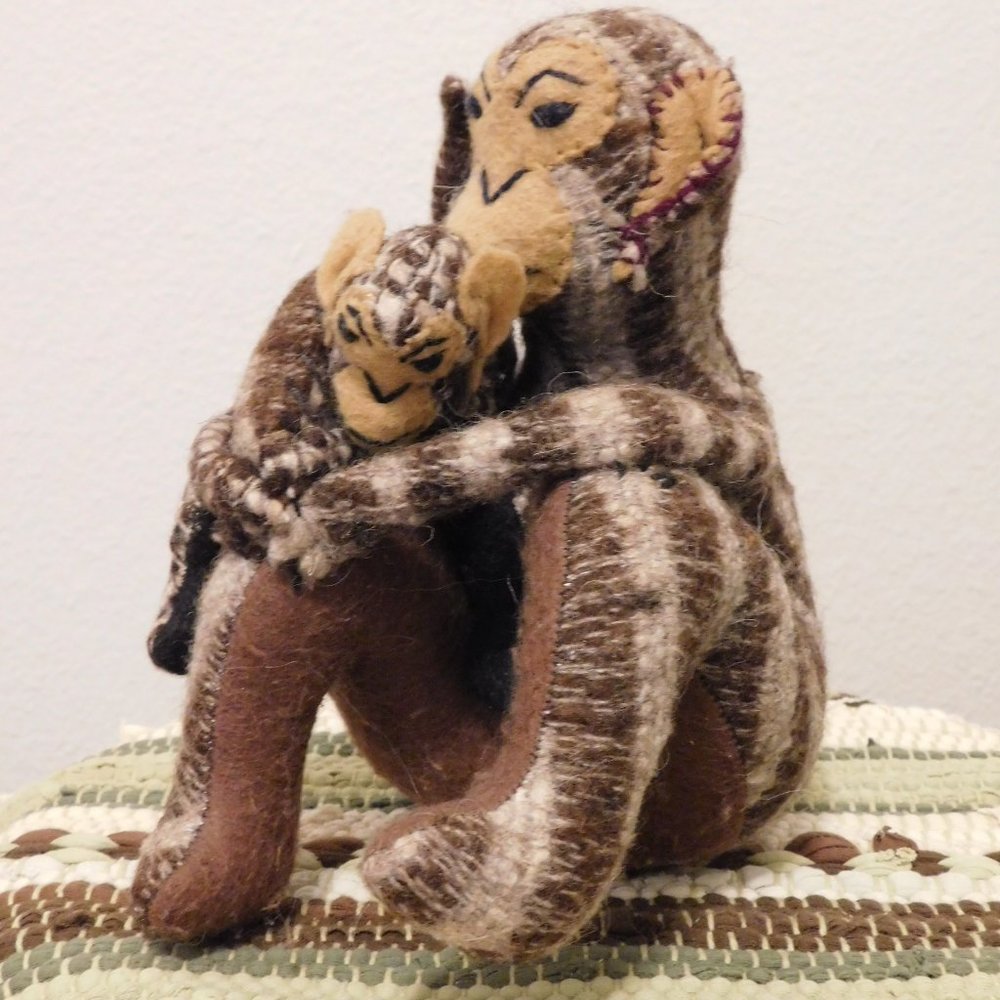 Mexican Mayan Wool Animal Folk Art Toy handmade